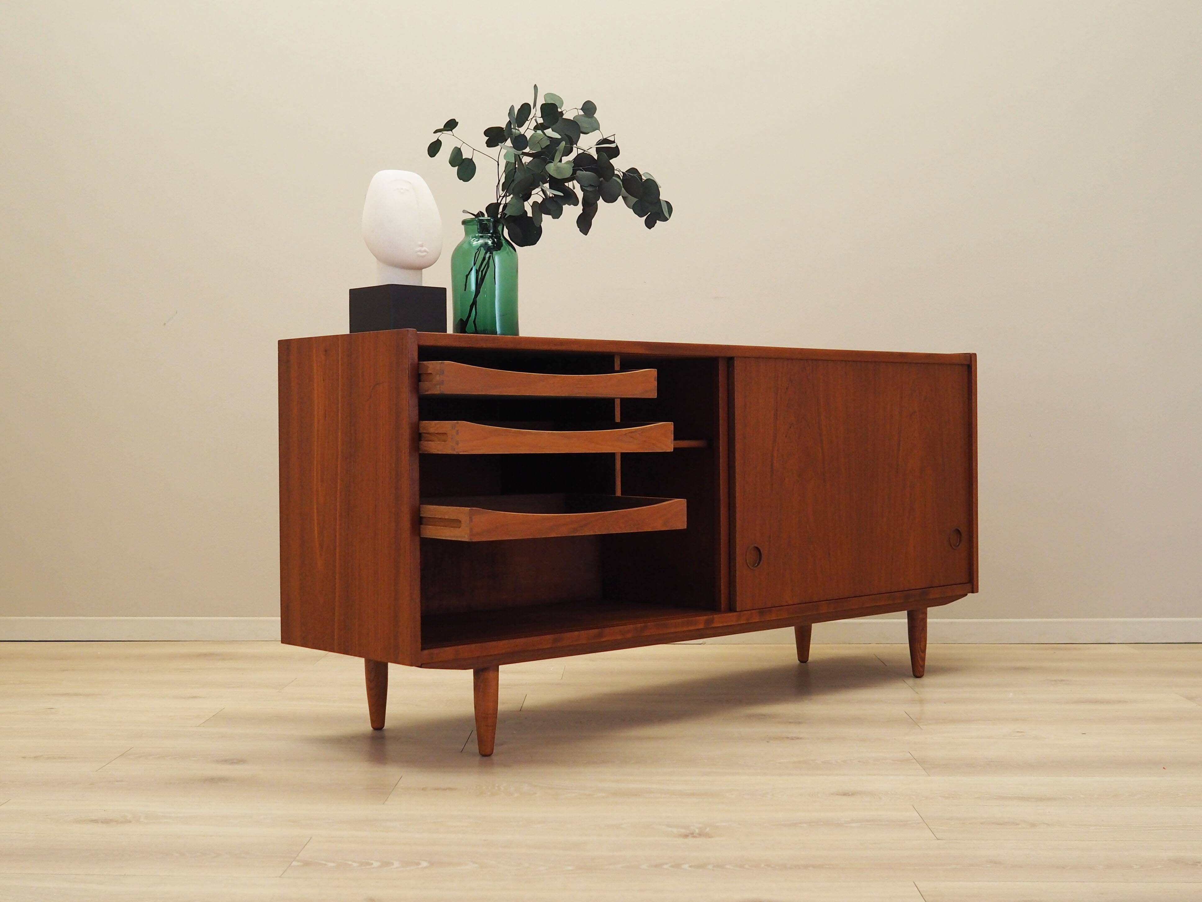 Teak sideboard, Danish design, 1970s, production: Denmark