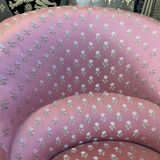 Paire de fauteuils crapaud style Napoléon III