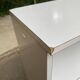 White bathroom storage cabinet from the 80s