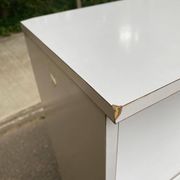 Armoire de rangement blanche salle de bain années 80