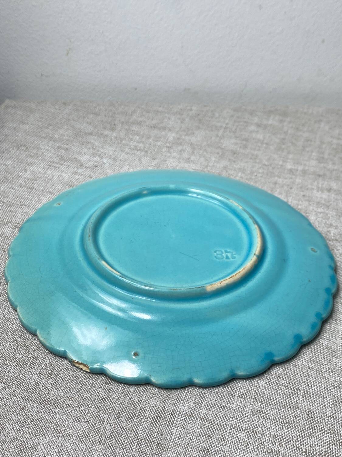 Sarreguemines majolica plates