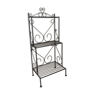 Wrought iron shelf