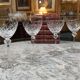 Set of 4 crystal stemmed glasses daum model boléro