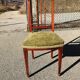 Coiffeuse et chaise en acajou blond Art Déco 1930