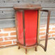 Old small rounded display case to place or hang.