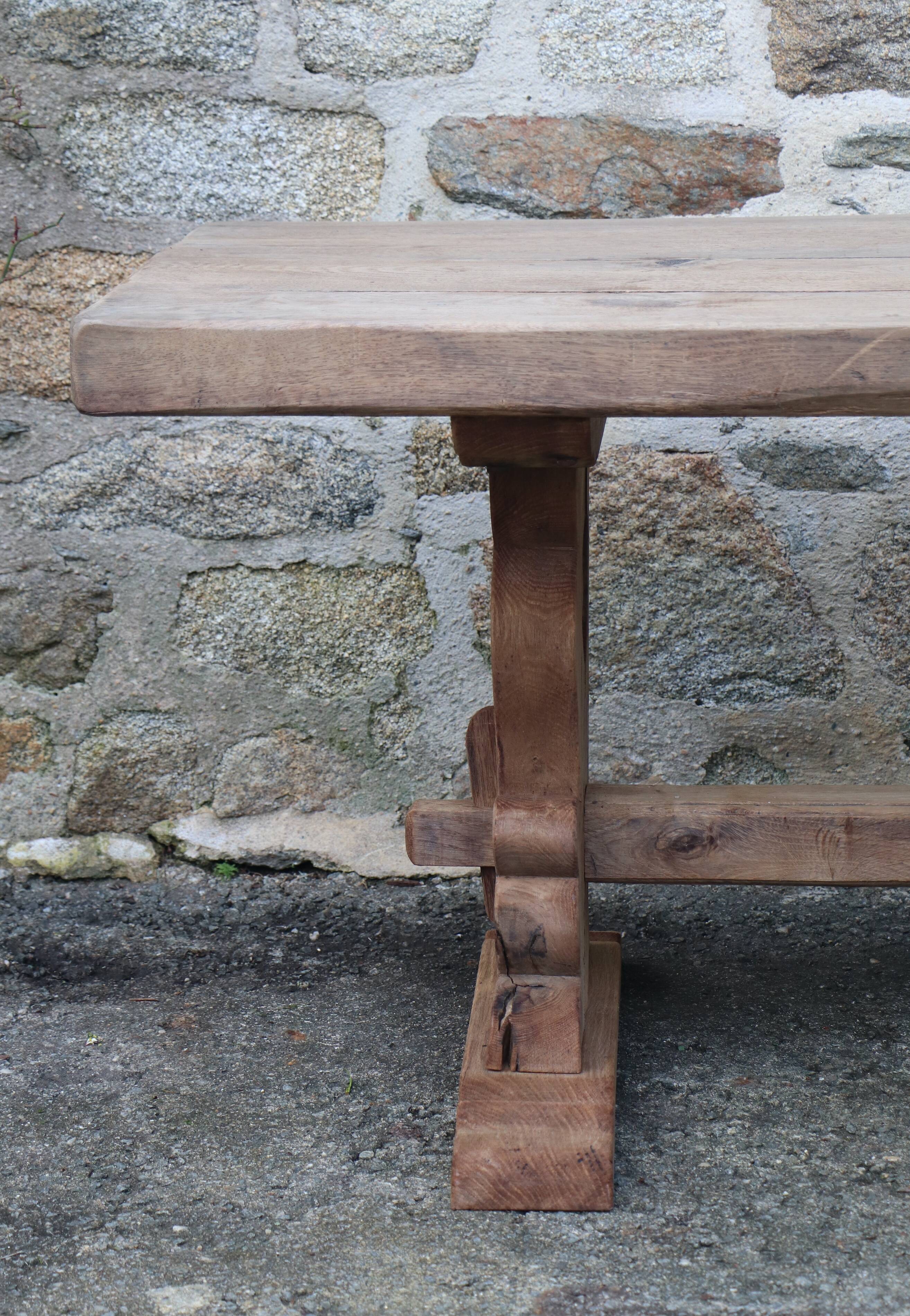 Wooden monastery table XIX