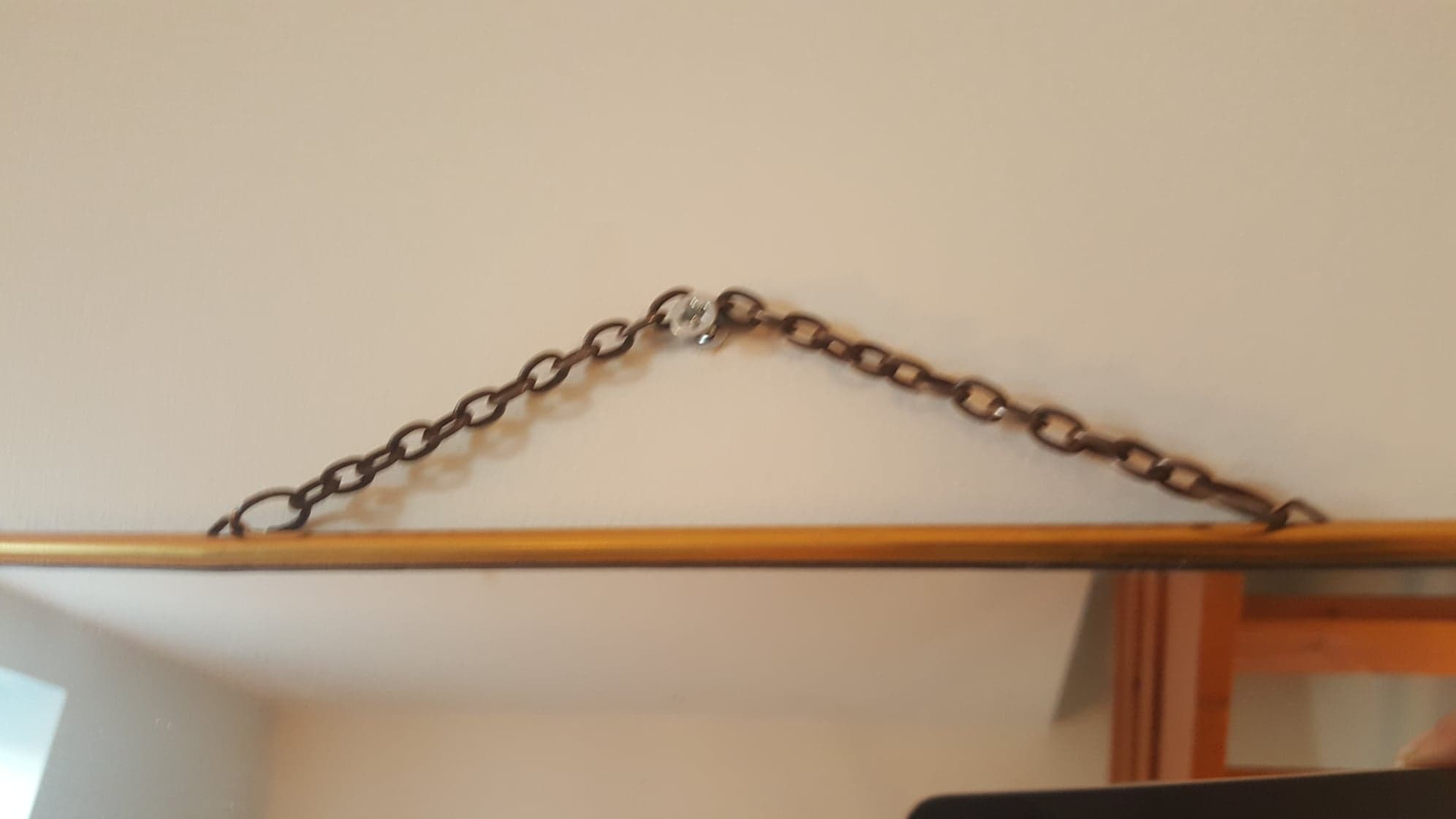 Vintage barber mirror 30x23cm
