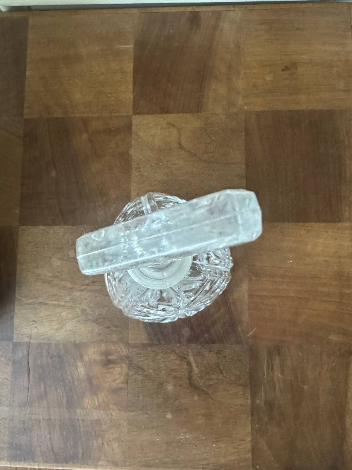 Bavarian crystal children's carafe, 1960s