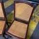 Louis XVI style caned chairs