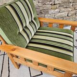 Pine fireside chair 1970