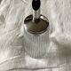 Uwo vintage glass sugar dispenser