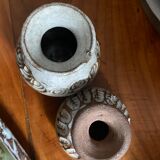 Flat cup and 2 mini ceramic vases Albert Thiry Vallauris