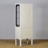 Vintage Iron And Glass Medical Cabinet, 1970s