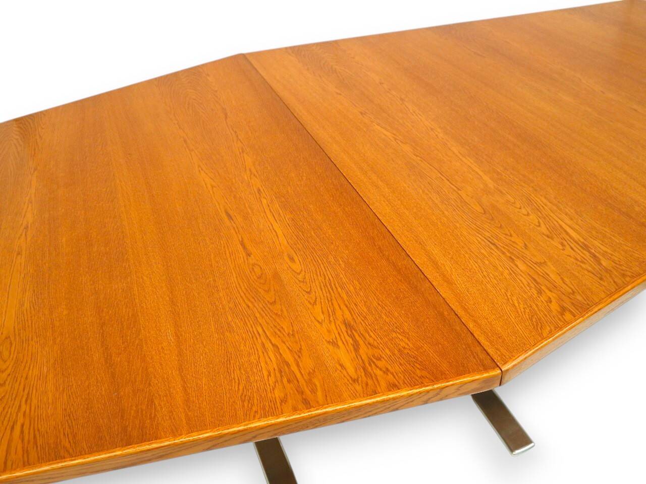 Large vintage conference table / dining table by Lübke from the 70s