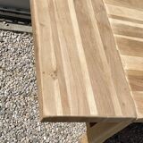 Stripped farmhouse table extensions up to 280 cm