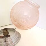 Art Deco molded glass ball chandelier ceiling light