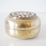 Brass and mother-of-pearl box