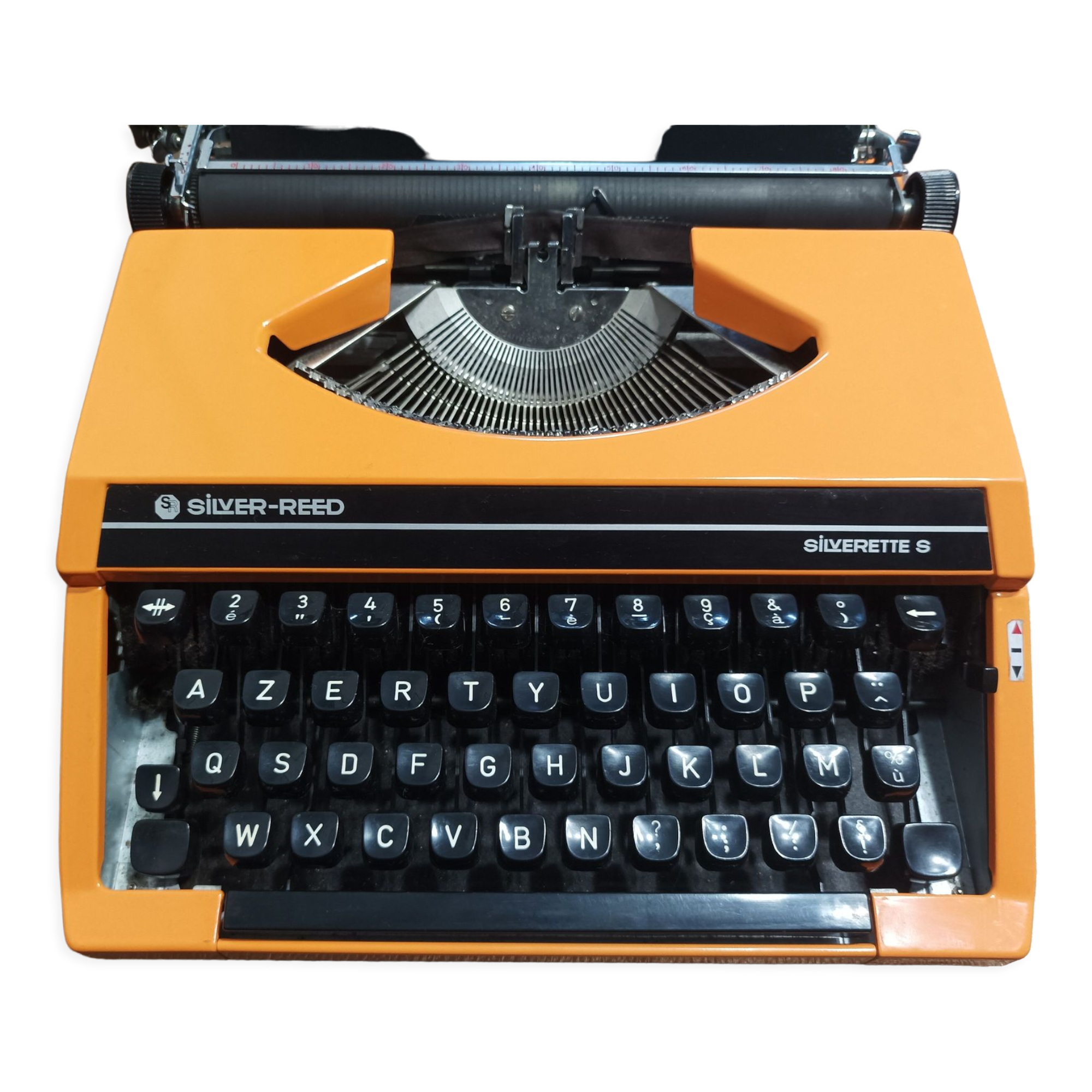 Silver Reed Silverette S Orange typewriter