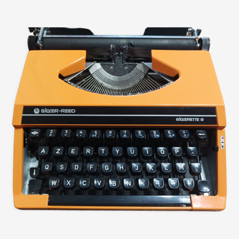 Machine à écrire Silver Reed Silverette S Orange