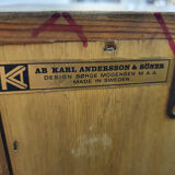 Bibliothèque en chêne clair Borge Mogensen pour Karl Andersson, Danemark des années 1950