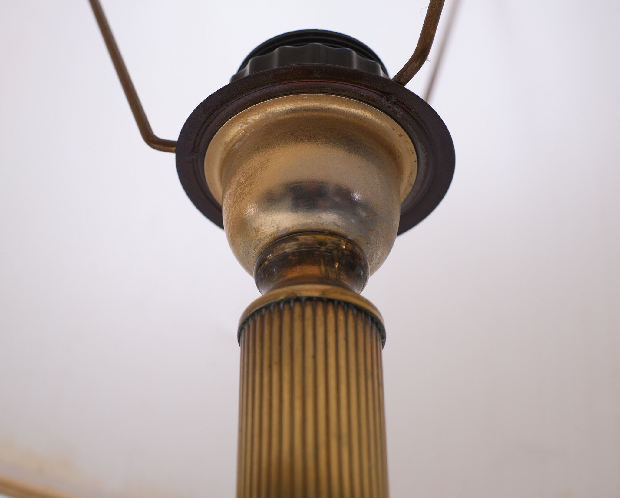 Two Classic Colum Table Lamps, 1960s, France