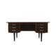 Bureau en noyer danois avec tiroirs, années 1960