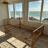 Bamboo and rattan bed