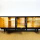 Art Deco buffet in Macassar ebony, 1940.