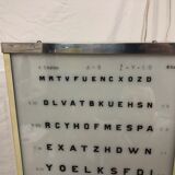 Vintage 1960 ophthalmic test lamp