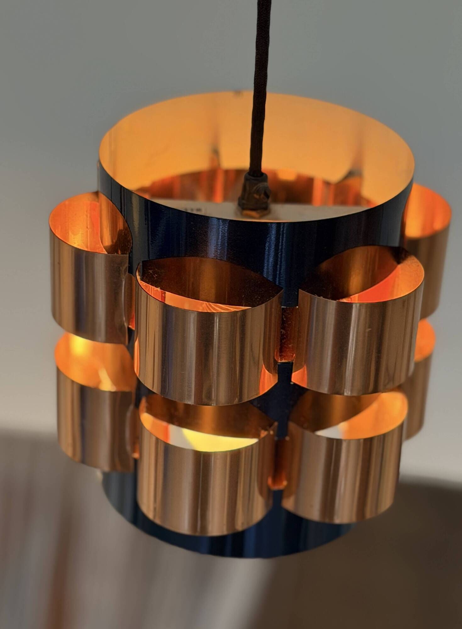 Suspension by Werner Schou for Coronell Elektro, Denmark, 1960s