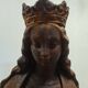statue of the holy virgin in cast iron