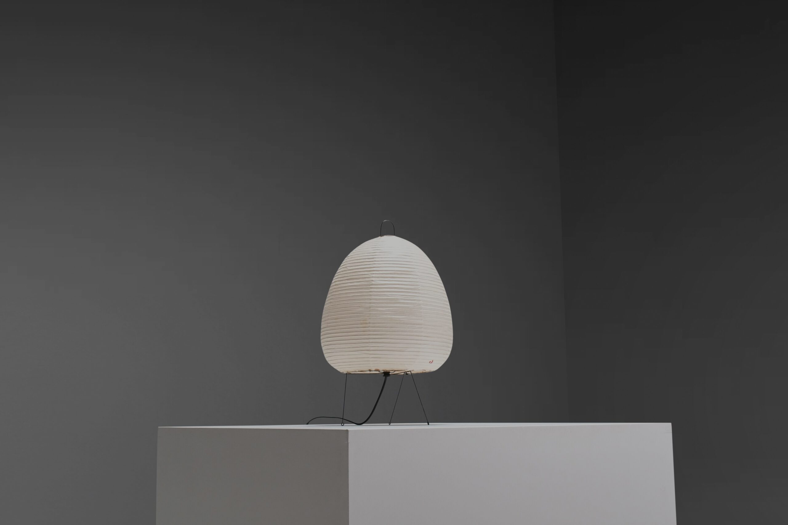 Rare early 1A Akari table lamp by Isamu Noguchi for Ozeki, Japan 1950s