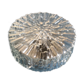 Plafonnier ronde en verre moulé
