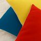 Set of 3 cushions in Racine wool jersey, space age 1960