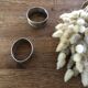 Duo de ronds de serviette anciens