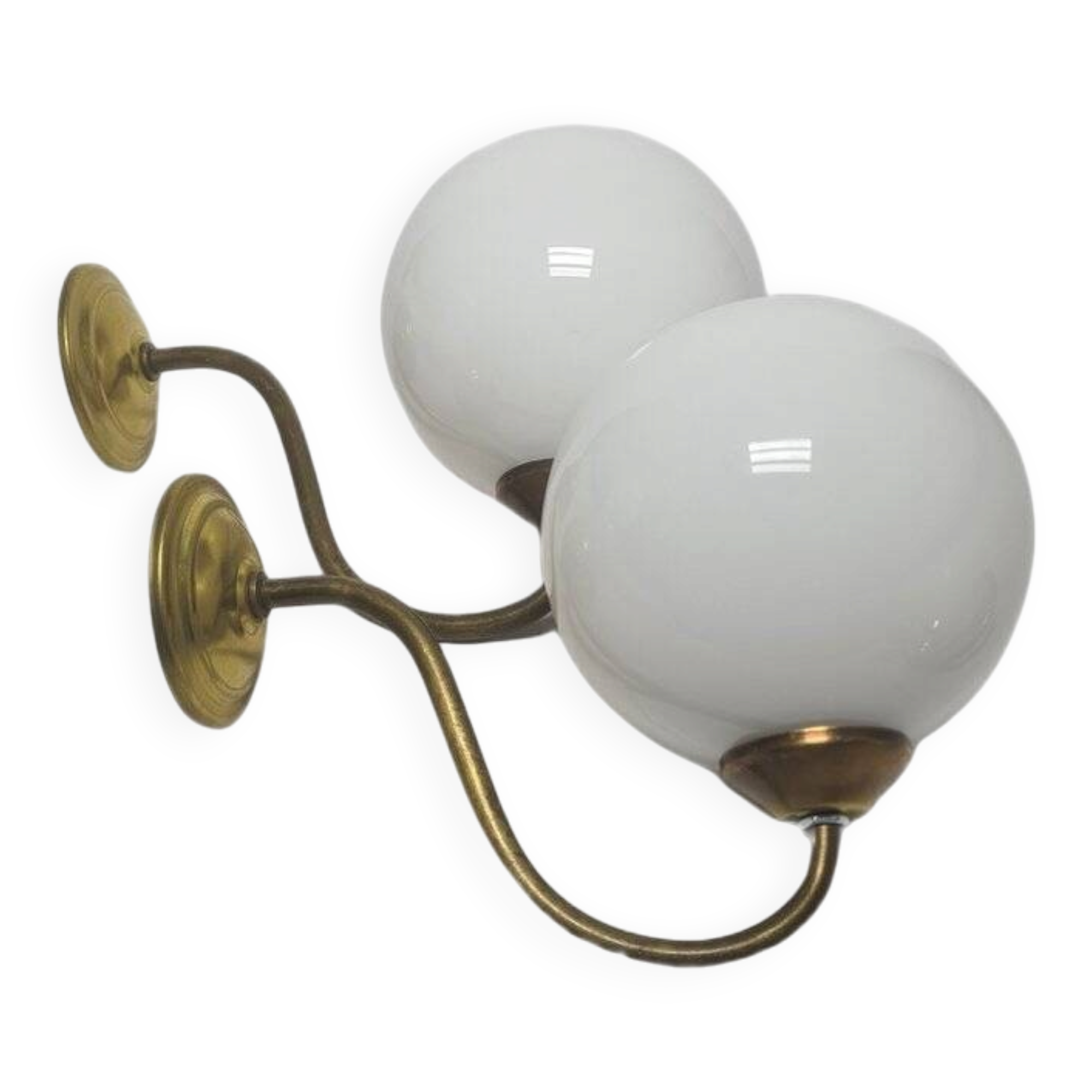 Art Deco wall lamp, Poland, 1950s, set of 2