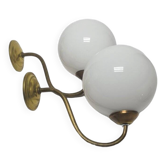 Art Deco wall lamp, Poland, 1950s, set of 2