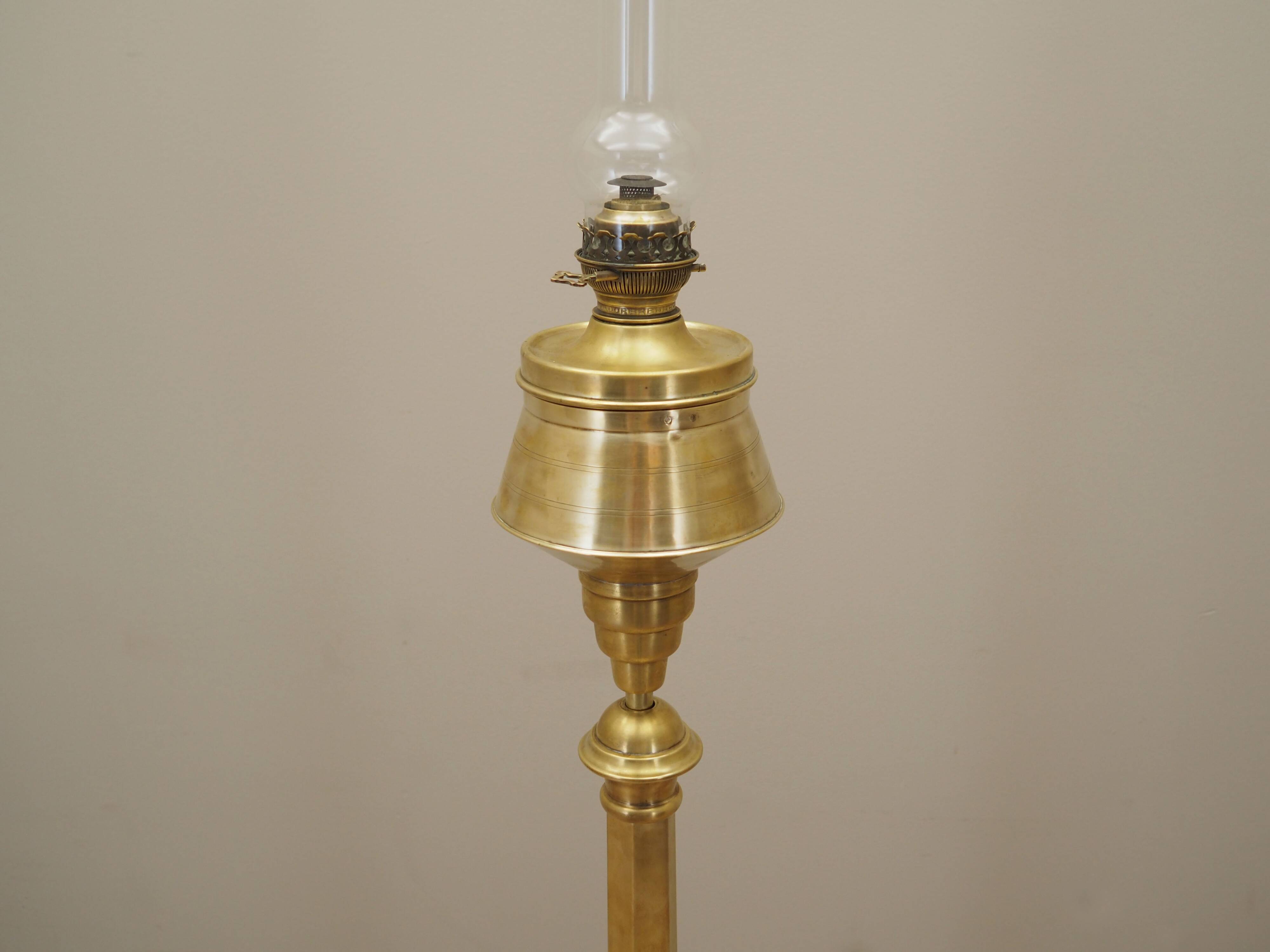 Kerosene lamp, German design, 1920s, manufacturer: Ehrich & Graetz