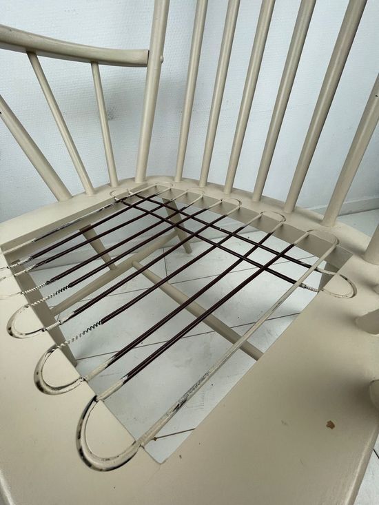 Chaise de bar vintage design scandinave