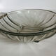 Art Deco pressed moulded glass bowl made in France
