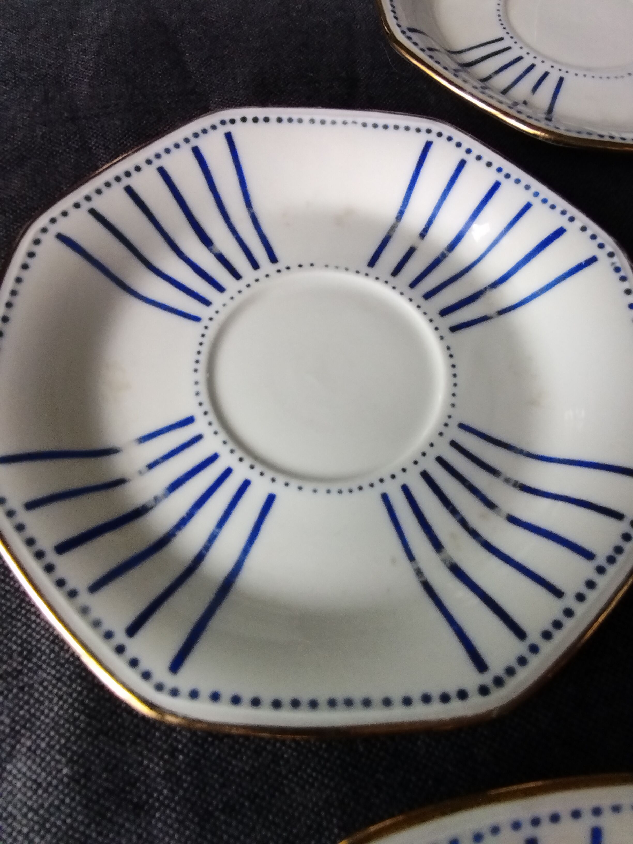 Service à thé en Porcelaine de Limoges F. Legrand and Cie art déco
