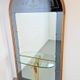 Vintage Floor Mirror with Console Table from Cristal Art, Italy, 1960s