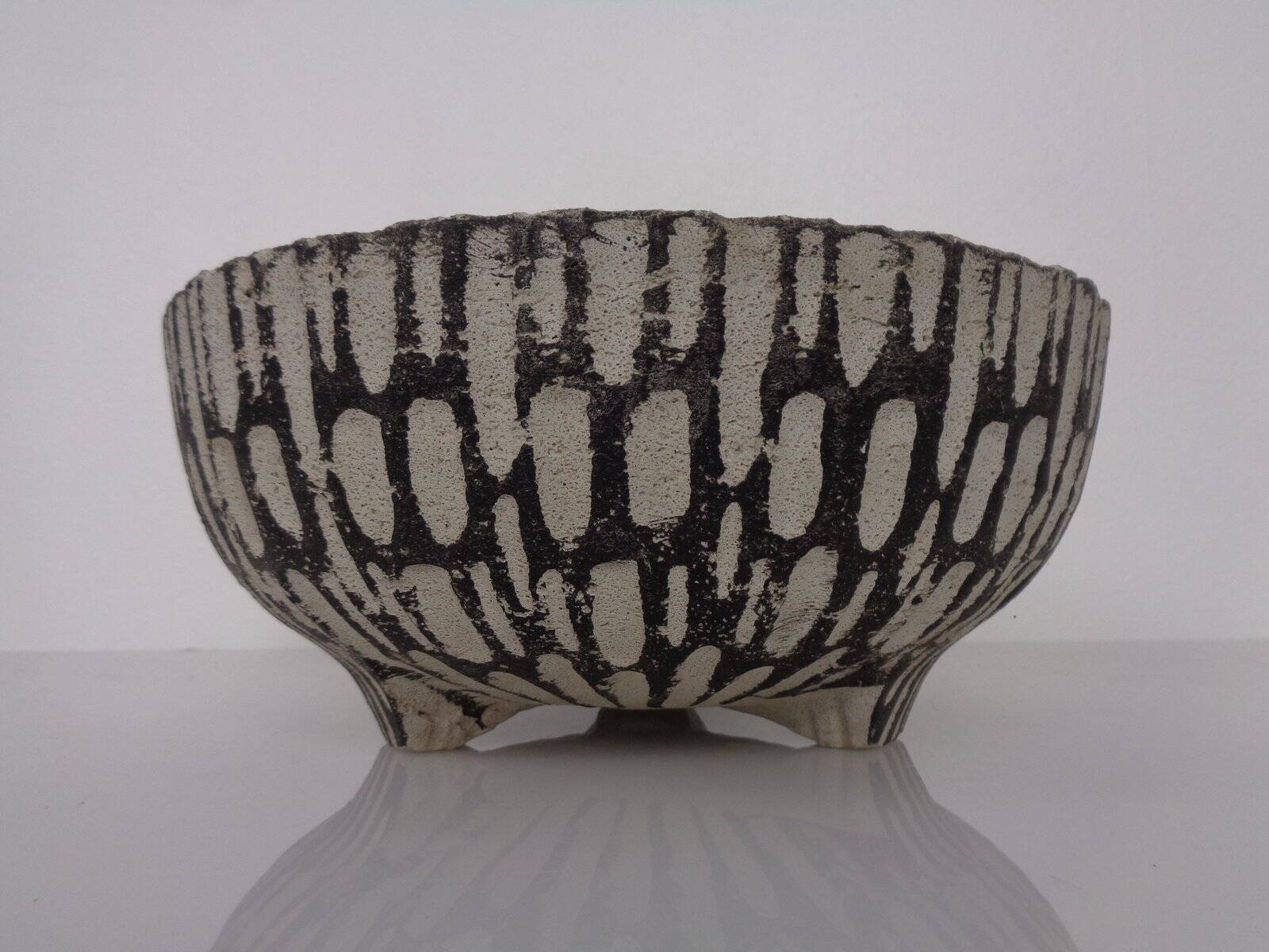 Mid-Century Concrete Planters, 1960s, Set of 2