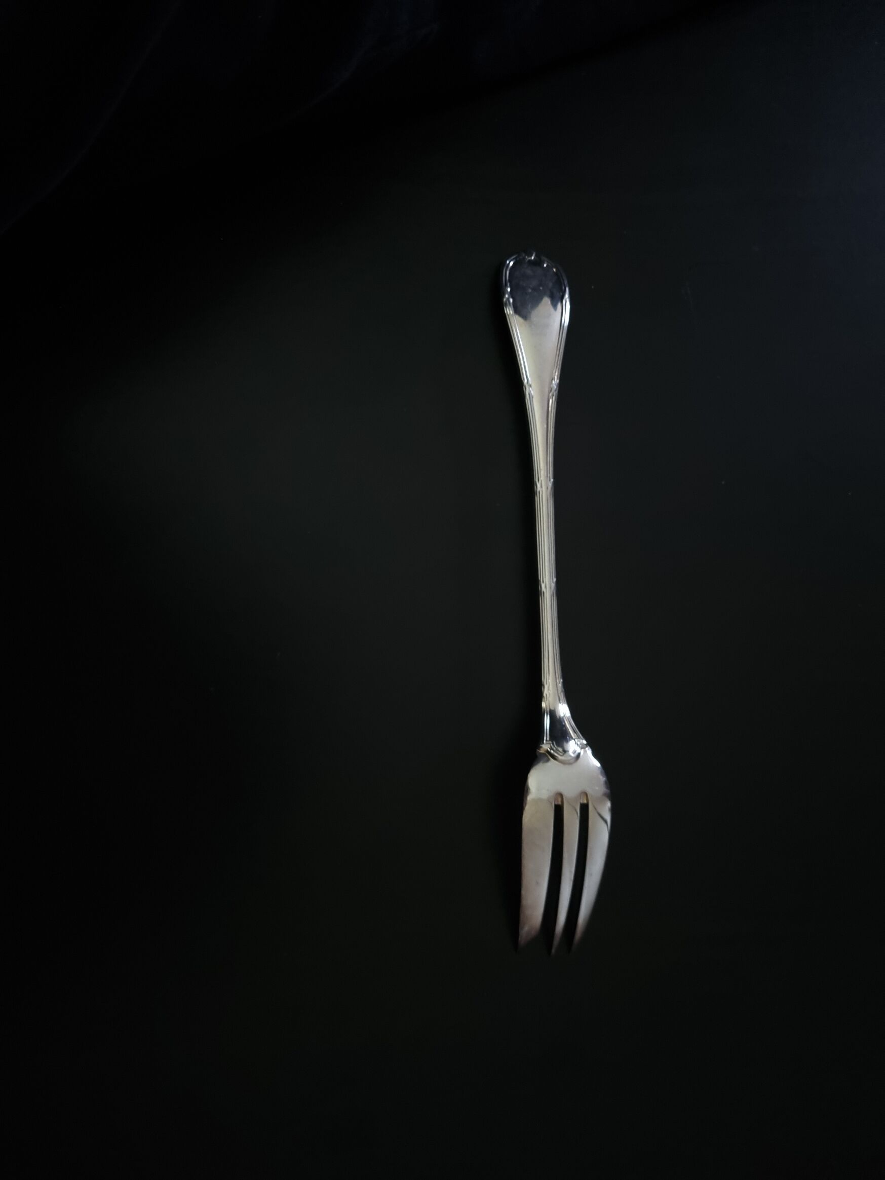 Christofle ribbon model cake fork