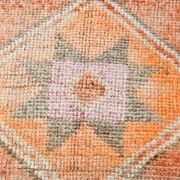 3x10 Orange & Beige Persian Vintage Runner Rug, 94x317Cm SK 22040