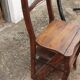 Chaise escabeau moitié XXème