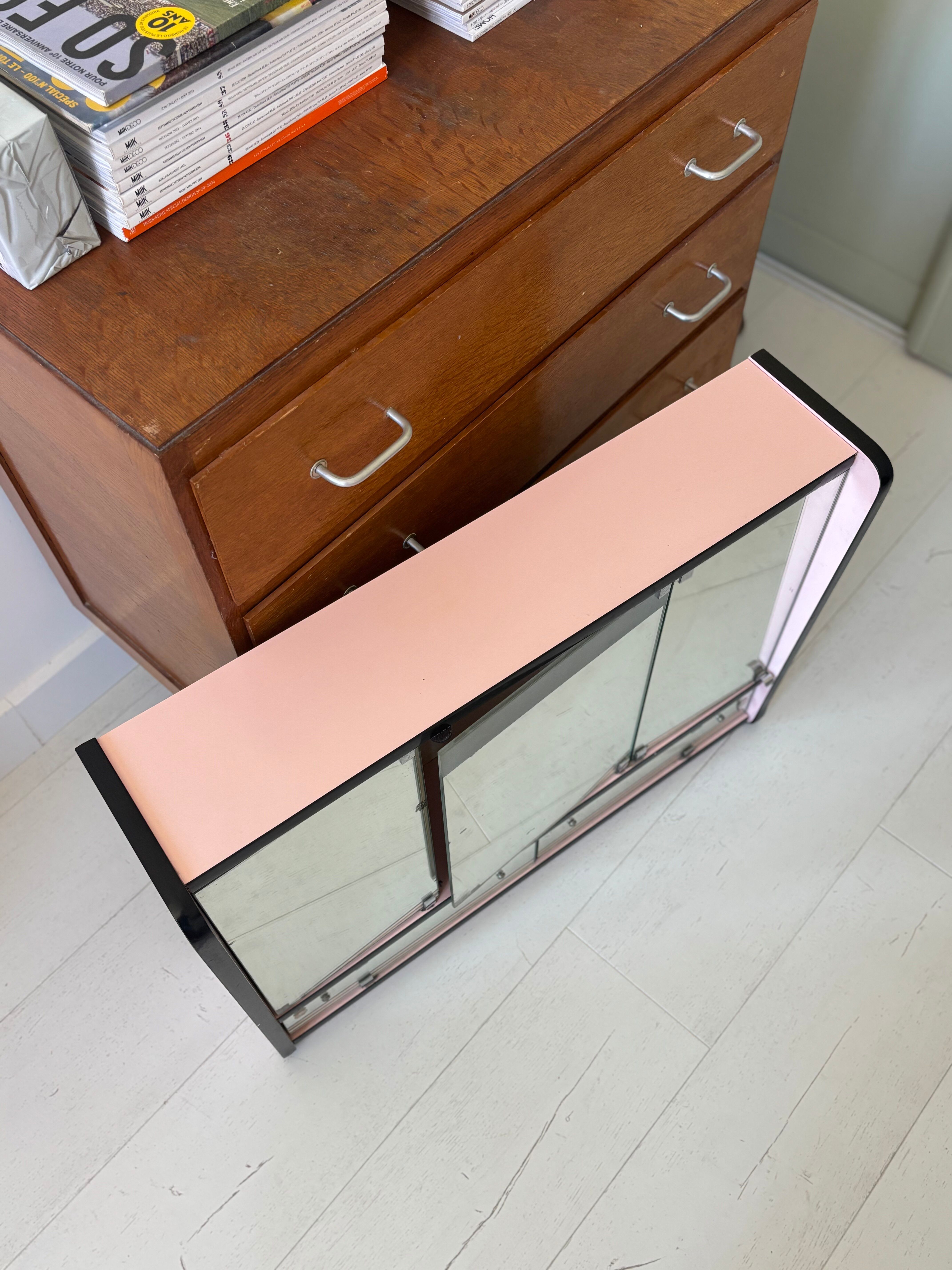 Vintage Formica bathroom cabinet