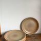 6 flat plates in stoneware