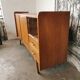 Large vintage sideboard 1950 compass feet