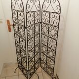 Wrought iron screen